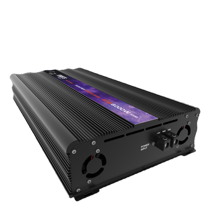 Marts Digital 8000W Monoblock 1 Ohm Class D Amplifier w/ Bass Knob MXB-8000-1