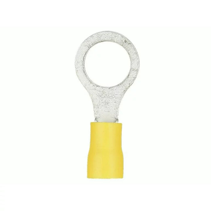 YVRT10 Yellow Vinyl Ring Terminal 12-10 Gauge #10