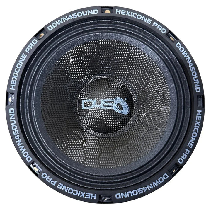 Down4Sound Hexicone PRO 100 SS4 All SZN - 10" Carbon Fiber Pro Audio Speaker - 300W RMS (Single)