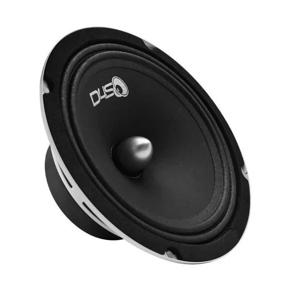 Down4Sound SFX65-4P 6.5" 200W RMS Midrange Speakers w/ Bullet 4-Ohm (Pair)