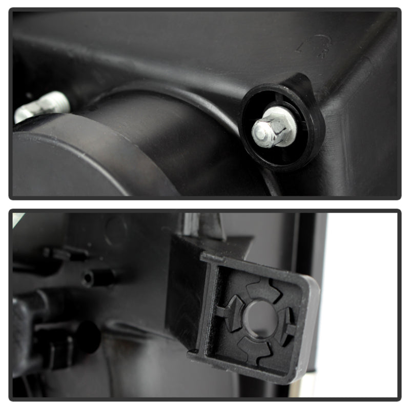 Spyder Ford F150 13-14 Projector Factory Xenon Model- Light Bar DRL Blk PRO-YD-FF15013-LBDRL-HID-BK