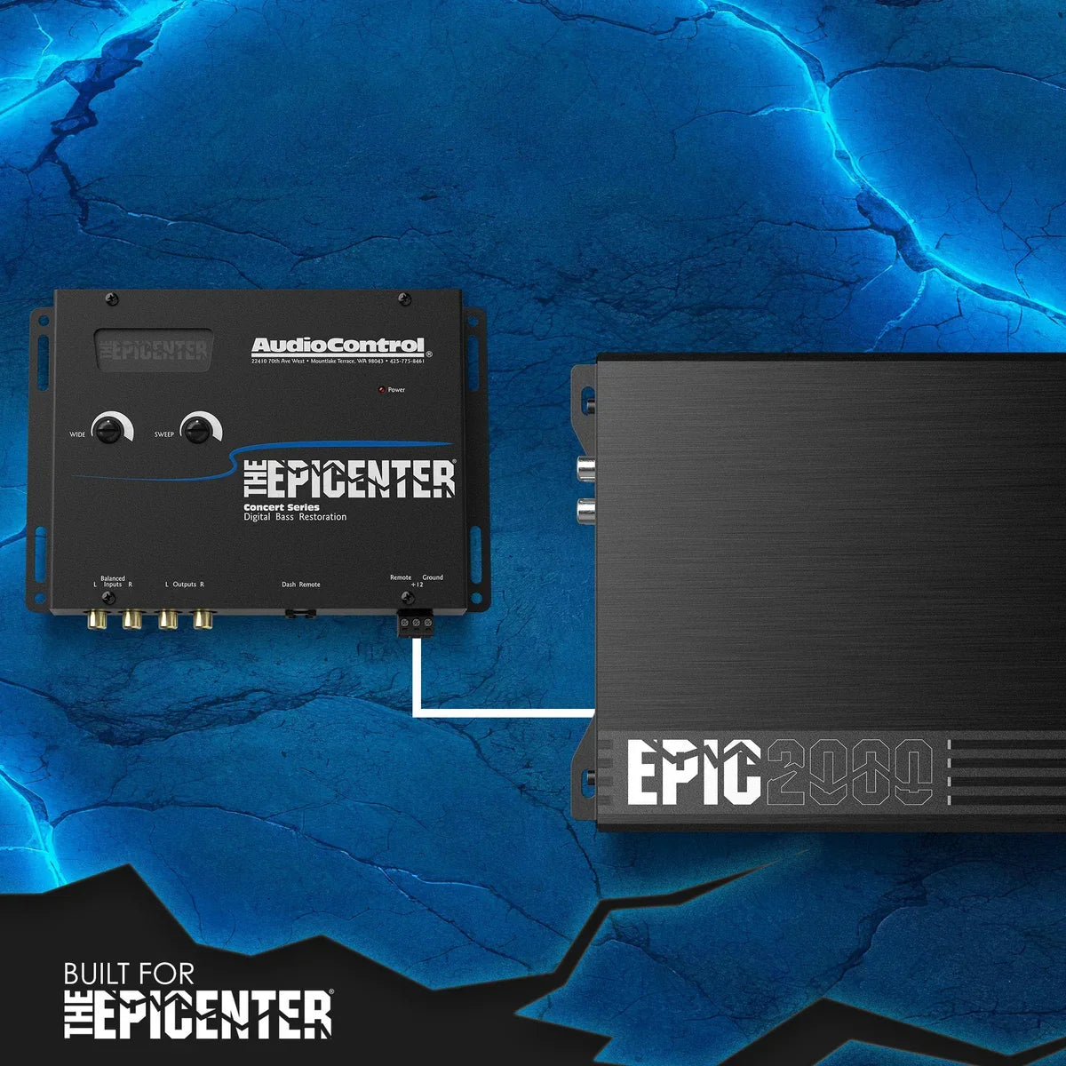 EPIC Series 2000 Watt Monoblock Amplifier & THE Epicenter Bundle
