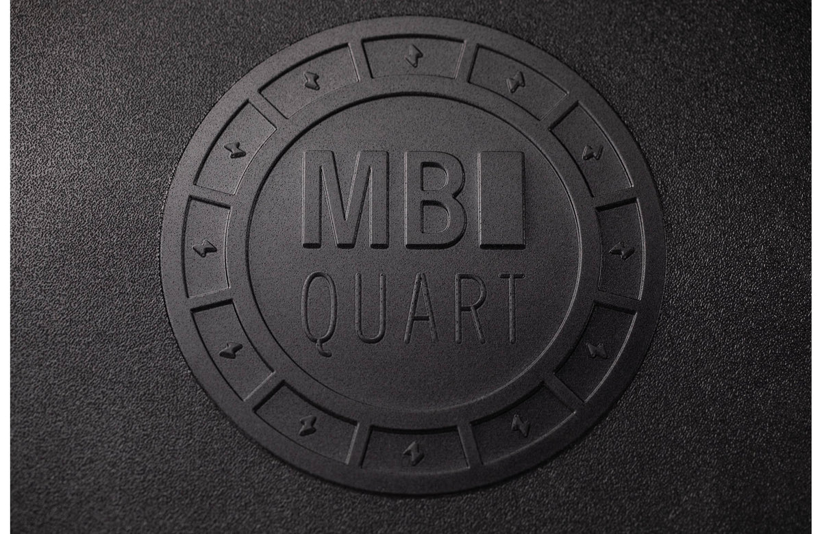 MB Quart MBQJT-SUBA-1 Custom underseat enclosure with two 8" subs and amplifier — fits select Jeep Gladiator vehicles