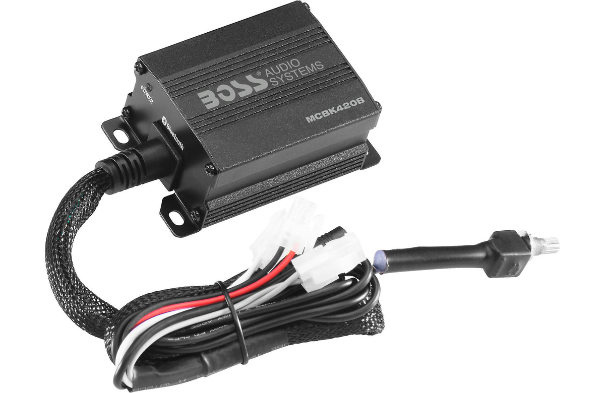BOSS Audio MCBK420B All-terrain Bluetooth speaker pods and amplifier system (Black)