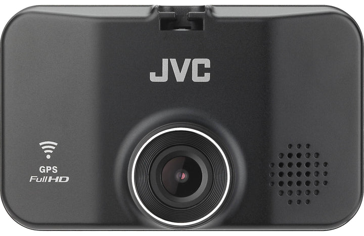JVC KV-DR305W HD dash cam with 2.7" display, GPS, and Wi-Fi