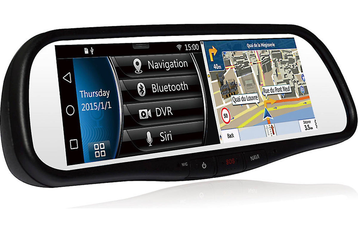Voxx RVM740SM Replacement 7.8" smart mirror with HD dash cam