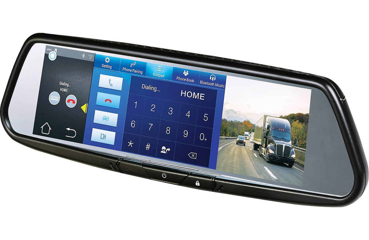 Voxx RVM740SM Replacement 7.8" smart mirror with HD dash cam