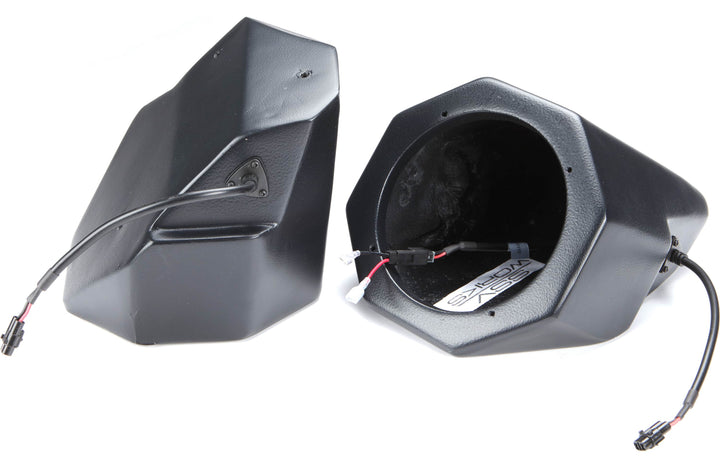 SSV Works 170-GN-F65U Unloaded 6-1/2" speaker pods — fits upper footwells in select Polaris General models