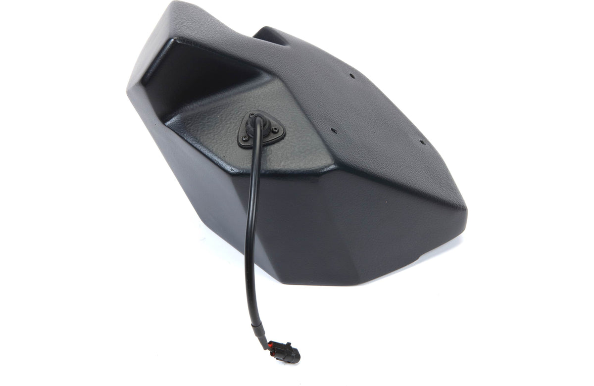 SSV Works 170-X3-F65U Custom-fit unloaded front 6-1/2" speaker pods — designed to fit the upper footwells in Can-Am Maverick 