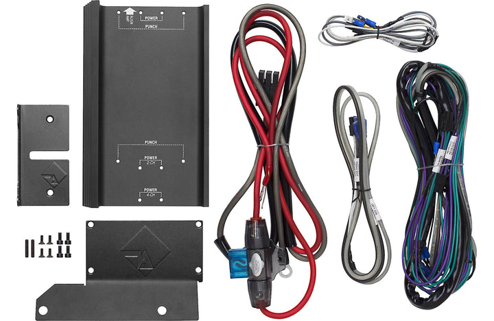 Rockford Fosgate RFK-HD9813 Amp installation kit — install an amplifier in select 1998-2013 Harley-Davidson® motorcycles