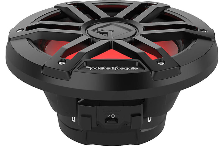 Rockford Fosgate M1D2-8B M1 Series 8" marine subwoofer with dual 2-ohm voice coils and RGB LED lighting (Black)