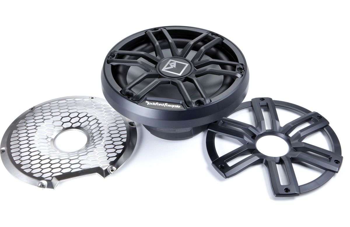 Rockford Fosgate M2D2-12IB M2 Series 12" marine subwoofer with dual 2-ohm voice coils and RGB LED lighting — optimized for fr