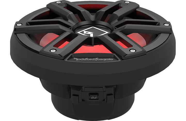 Rockford Fosgate M2D4-10IB M2 Series 10" marine subwoofer with dual 4-ohm voice coils and RGB LED lighting (Black)
