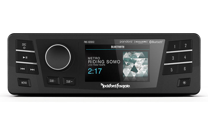 Rockford Fosgate PMX-HD9813 Digital media receiver for 1998-13 Harley-Davidson® motorcycles (does not play discs)