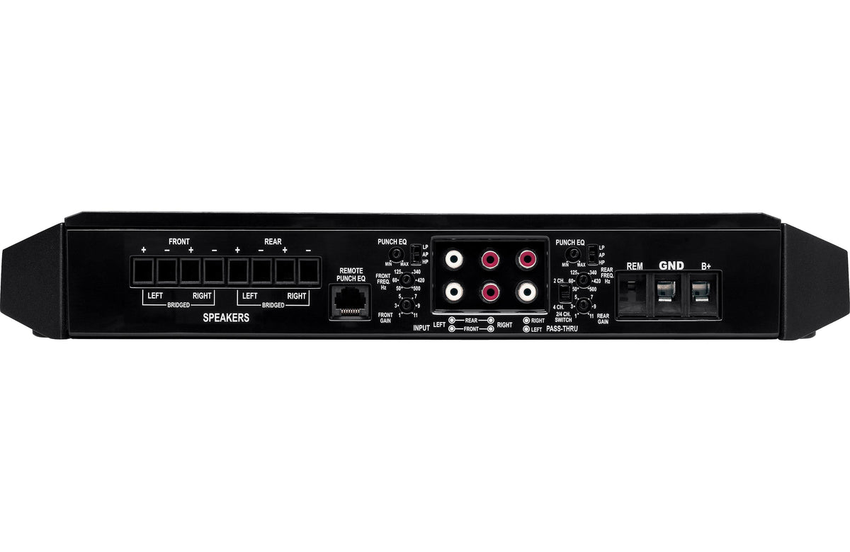 Rockford Fosgate Power T1000-4AD 4-channel car amplifier — 250 watts RMS x 4