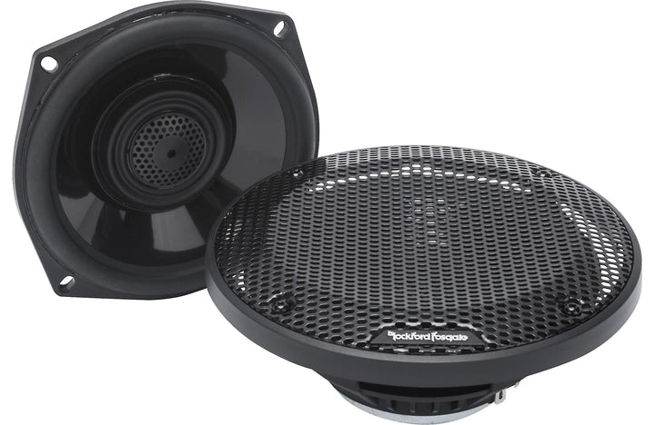 Rockford Fosgate TMS5 Power Series 5-1/4" full-range Tour-Pak speakers for select 1998-2013 Harley-Davidson motorcycles