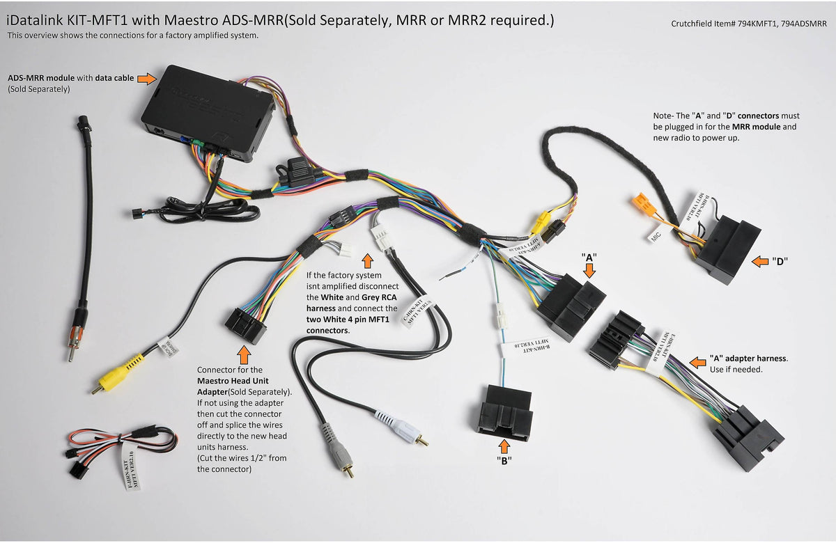 iDatalink KIT-MFT1 dash kit