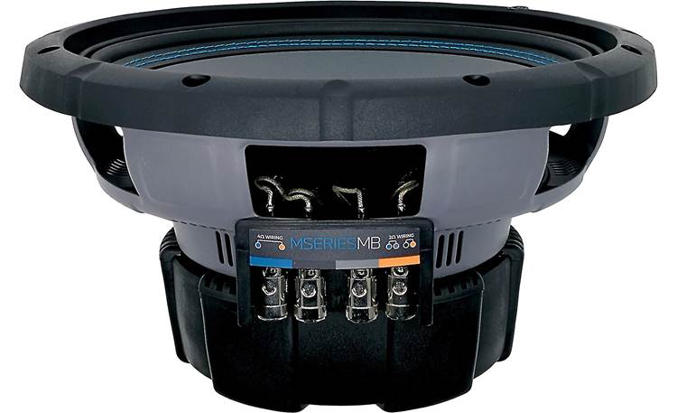 Memphis Audio MB1024 10" component subwoofer with selectable 2- or 4-ohm impedance