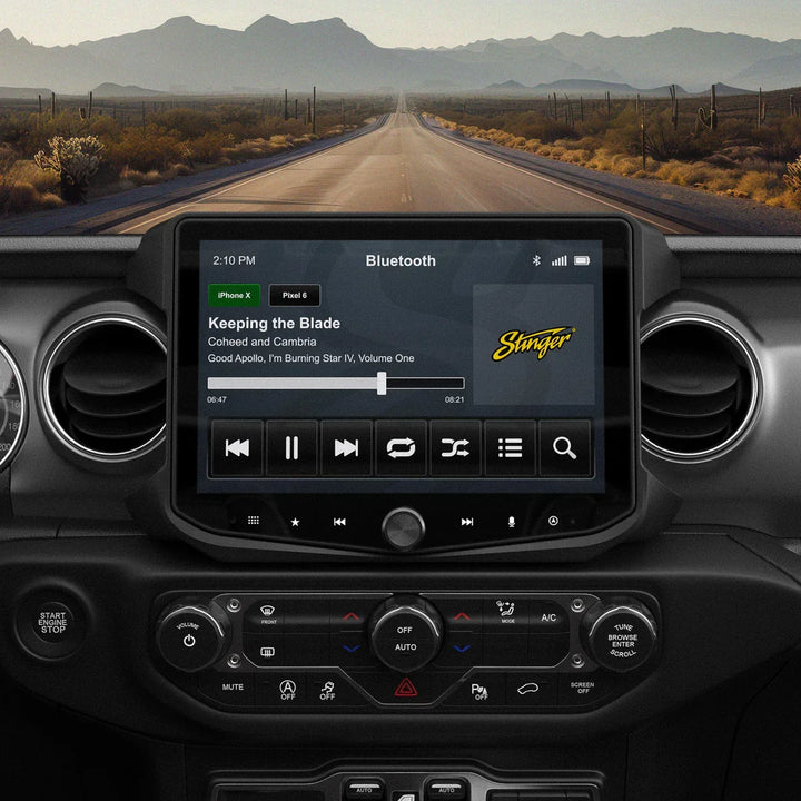 HEIGH10+ Jeep Wrangler JL (2018-2023)/Gladiator JT (2020-2023) 10" Radio Fully Integrated Kit | Displays Vehicle Information and Off-Road Mode