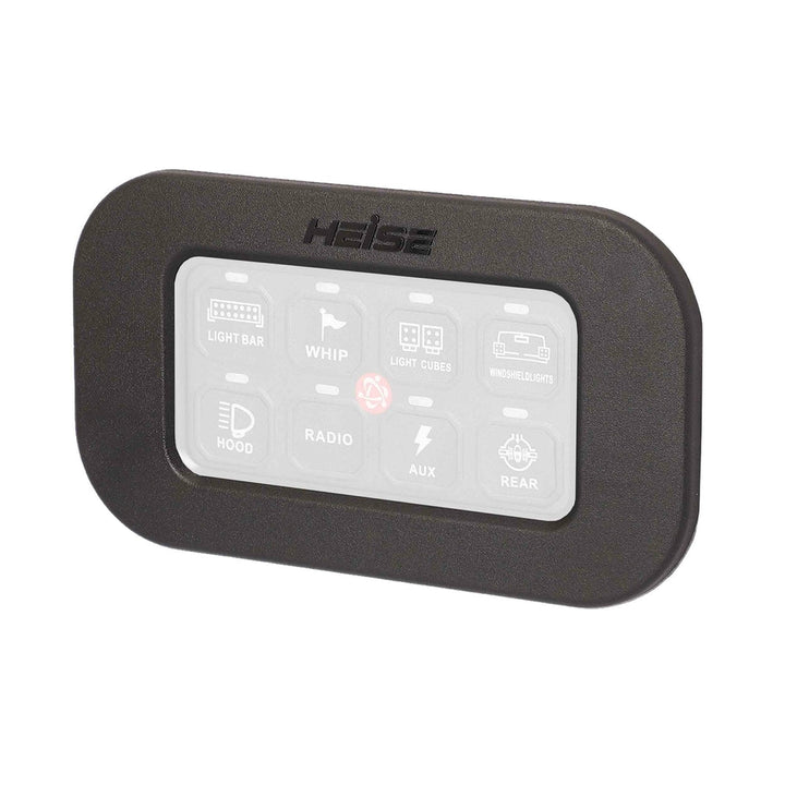Heise HE-SWP8C 8 Gang Flush Mount Switch Panel for UTVs and Jeeps