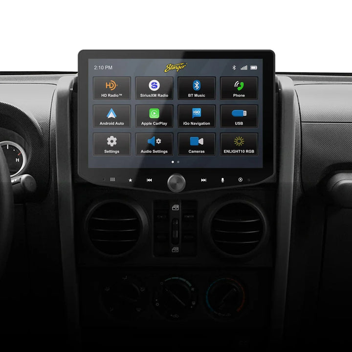HORIZON10 Jeep Wrangler JK (2007-2018) 10" Radio Kit