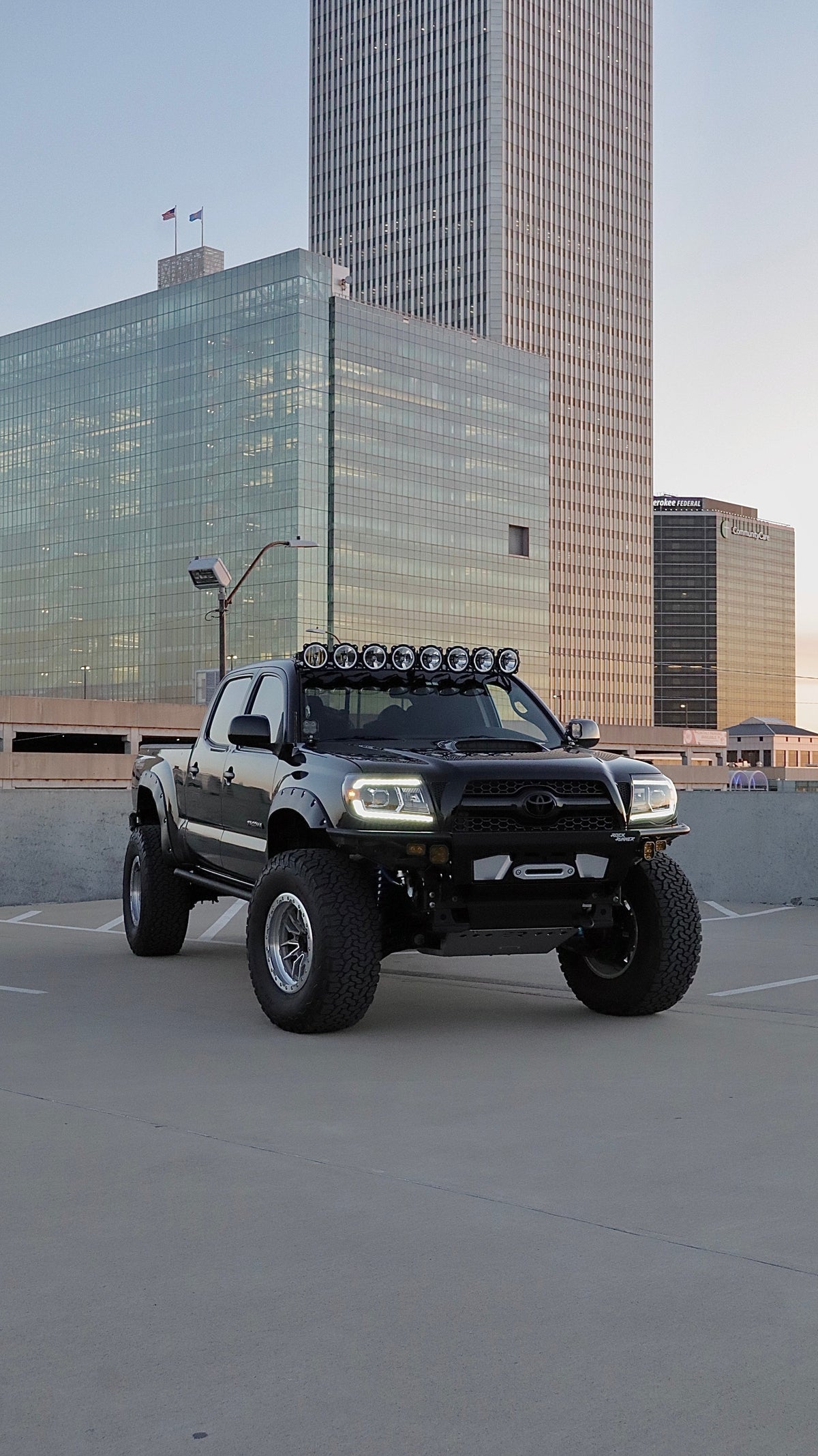 AlphaRex 05-11 Toyota Tacoma NOVA-Series LED Projector Headlights Alpha-Black