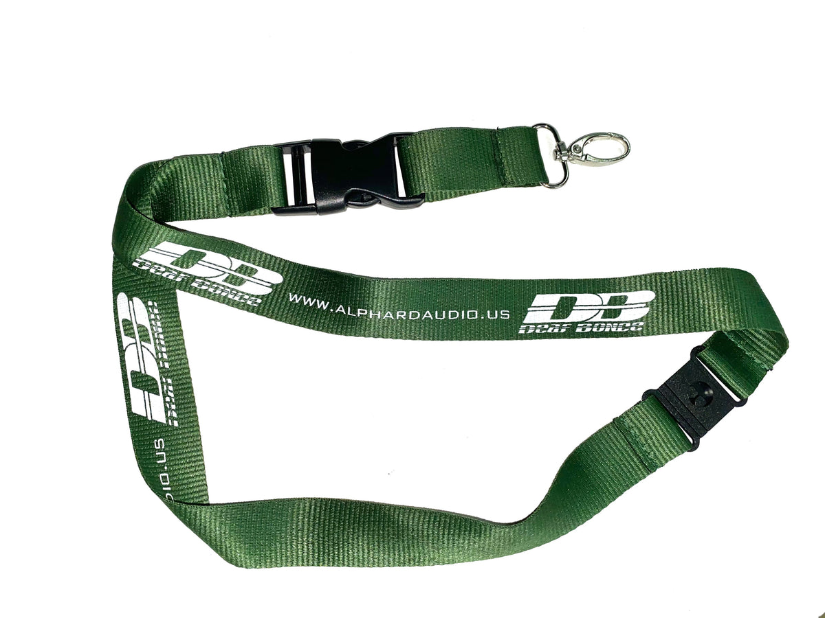 Lanyard with Deaf Bonce logo