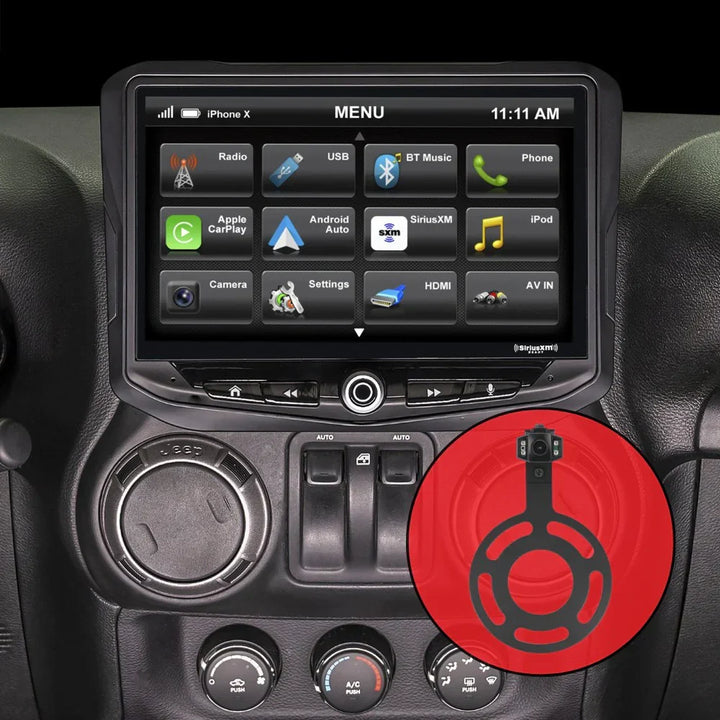 HEIGH10 Jeep Wrangler JK (2011-2018) 10" Radio Kit with HD Night Vision Backup Camera