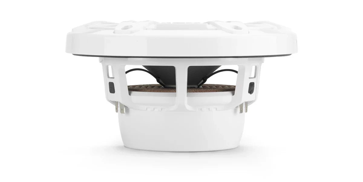 JL Audio M3-650X-S-Gw 6.5" 225W Marine Coaxial Speakers - Gloss White Sports Grills (Pair)