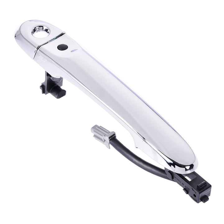 Nissan Versa (2012-2019) Chrome Replacement Exterior Door Handle Front Left Driver Side w/ Keyhole Cover