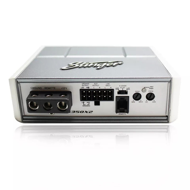 Stinger SPX350X2 350 W Max 2-Channel Class D Marine Grade Powersports Amplifier