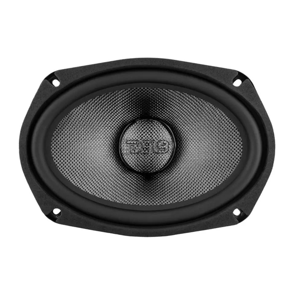 DS18 PRO-CF69.4NR 6" x 9" 600W Max Water-Resistant Carbon Fiber Mid-Bass Speaker
