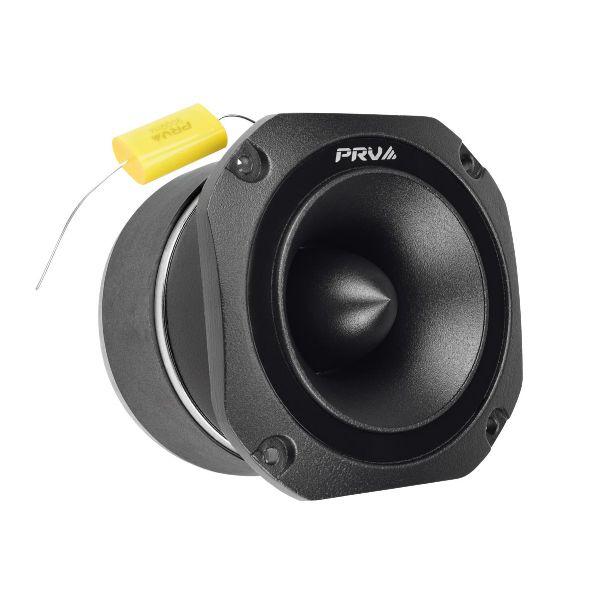 PRV AUDIO TW700Ti-CR Super Tweeter, 4" Titanium Bullet Super Tweeter 8 Ohm Chrome, 1.5" VC Pro Audio High Frequency Driver, 107dB 240 Watts, Built-in Polyester Capacitor (Single)