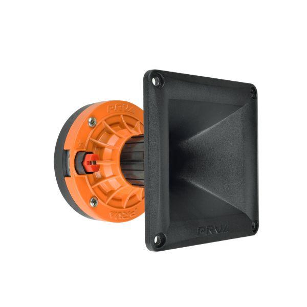 PRV AUDIO WG270Ph Horn Driver - 1" Exit Phenolic Compression Driver 150 Watts Max Power 8 Ohm 106.5 dB 75 Watts RMS with Compact 60° x 60° Exponential Horn for Car Audio