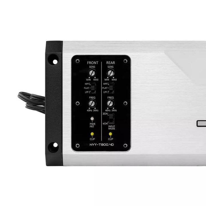 DS18 NVY-T800.4D 4-Channel 2400W Peak Class-D Full-Range IP67 Marine Amplifier