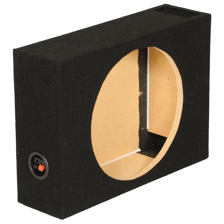 Q-Power Single 10″ Sealed Shallow Woofer Enclosure