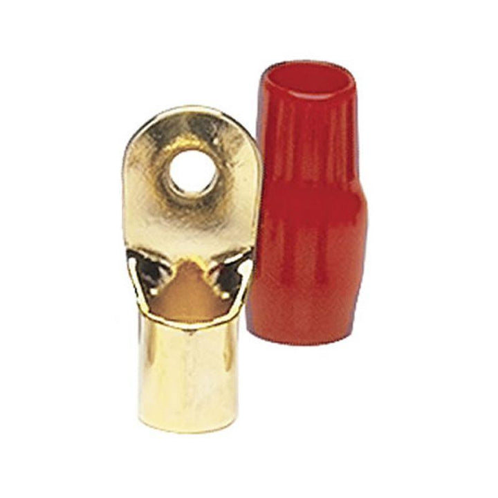 Raptor R038RT Mid Series Gold 1/0 Gauge 3/8" Ring Terminal (20/pack)