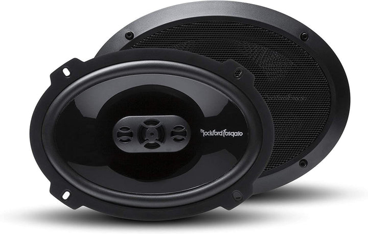 Rockford Fosgate P1694 Punch 6"x9" 4-Way Coaxial Full Range Speakers - Black (Pair)