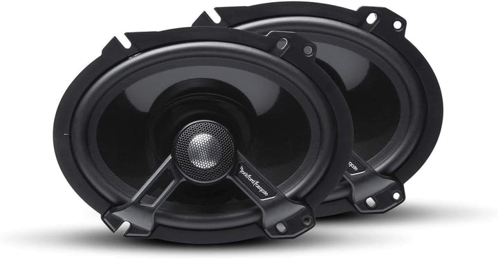 Rockford Fosgate T1682 Power 6"x8" 2-Way Coaxial Full-Range Speakers - Black (Pair)