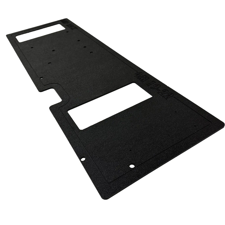 AMP RACK for 19-23 GM Truck Silverado Sierra Custom Made Amplifier Rack with  1/2 Pvc Plastic