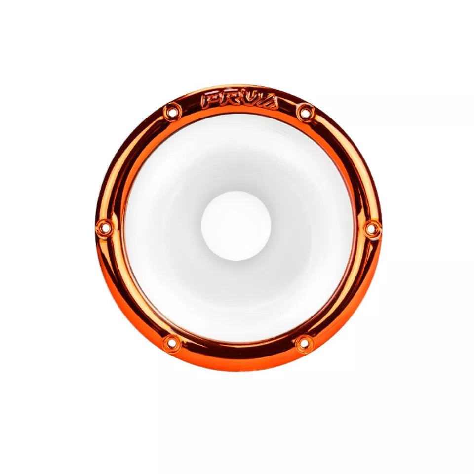 2x PRV Audio WGP14-50 ORANGE WHITE CR 2" Exit Waveguide 2inch Driver 4 Bolt Horn