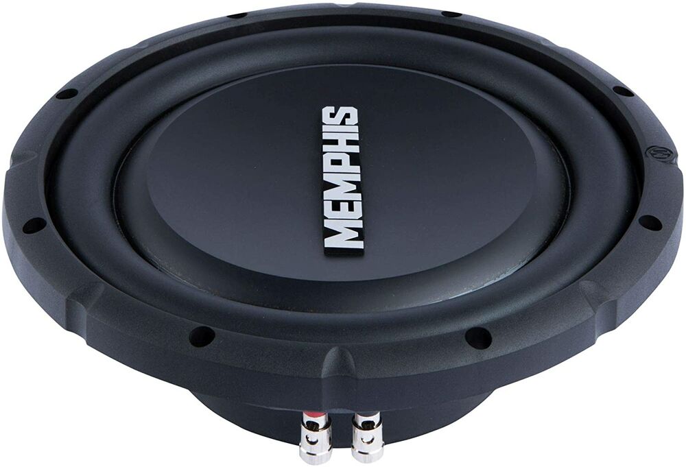 Memphis Audio SRXS1040 10" Street Reference Single 4-Ohm Shallow Mount Subwoofer - 250 RMS