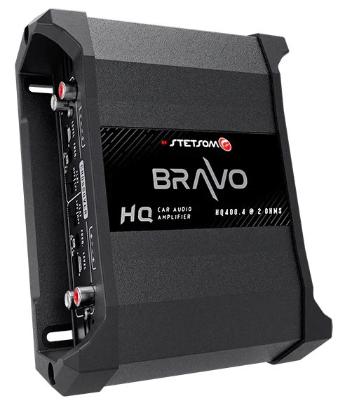 Stetsom Bravo HQ400.4 4-Channel Amplifier 2-Ohm Stable