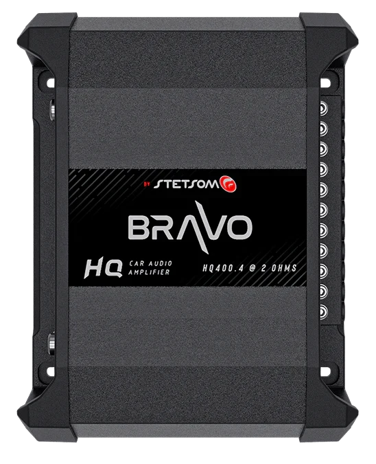 Stetsom Bravo HQ400.4 4-Channel Amplifier 2-Ohm Stable