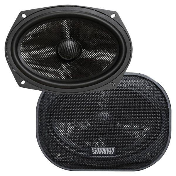 Sundown Audio SA-69CX v2 6" x 9" 125W RMS Silk Tweeter Coaxial Speakers